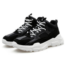 Load image into Gallery viewer, MID Trendy Color Block Sneaker Shoes - Abershoes