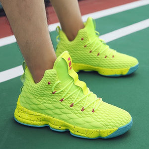 Pure Color High Top Basketball Shoes - Abershoes