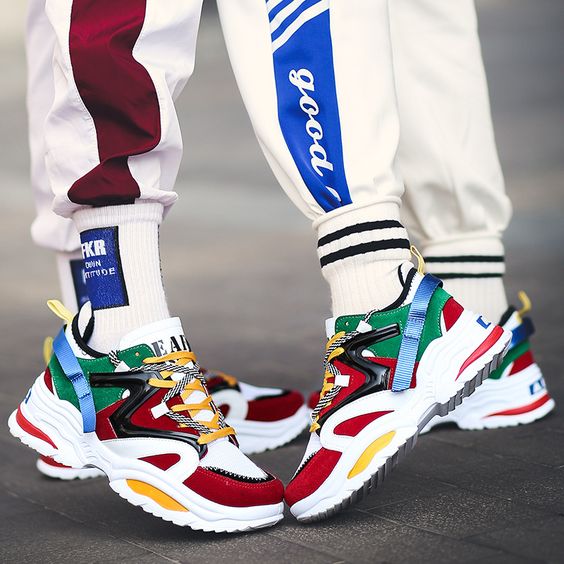 Couples Dad Sneaker Shoes - Abershoes