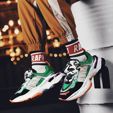 Load image into Gallery viewer, Men&#39;s Chic Color Block Dad Sneaker Shoes - Abershoes