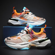 Load image into Gallery viewer, Men&#39;s Chic Color Block Dad Sneaker Shoes - Abershoes