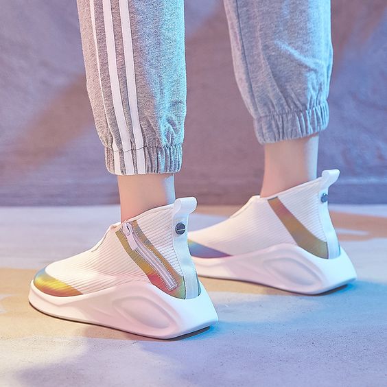Hip Hop High-Top Sneaker Shoes - Abershoes