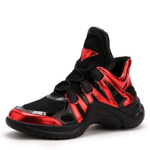 Women's Mesh Breathable Color Block Sneaker Shoes - Abershoes