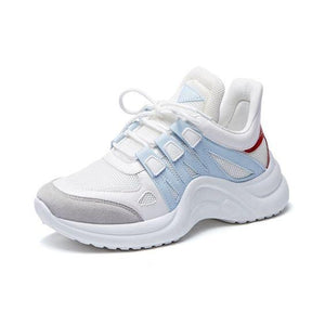 Women's Plus Size 43 Color Block Sneaker Shoes - Abershoes