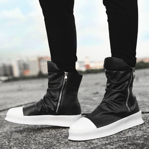 High-top Casual Martin Boots - Abershoes